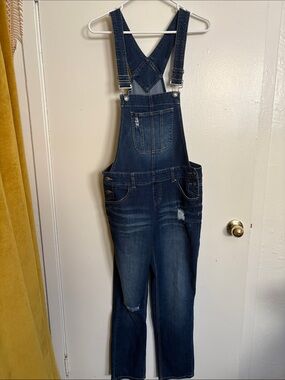 Blue Spice Dark Blue Denim Jean Overalls - Women's